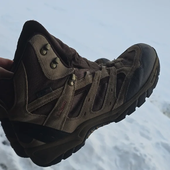 LL Bean Dry Lex Trail X Leather Hiking Boots Mens Sz 12 No Laces Men main image 3